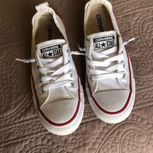 White slip on converse